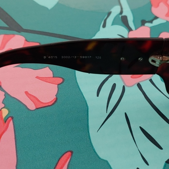 BURBERRY WOMEN'S SUNGLASSES BROWN TORTOISE FRAME - Picture 5 of 8